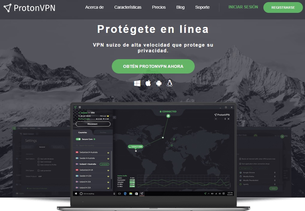 ProtonVPN reseña