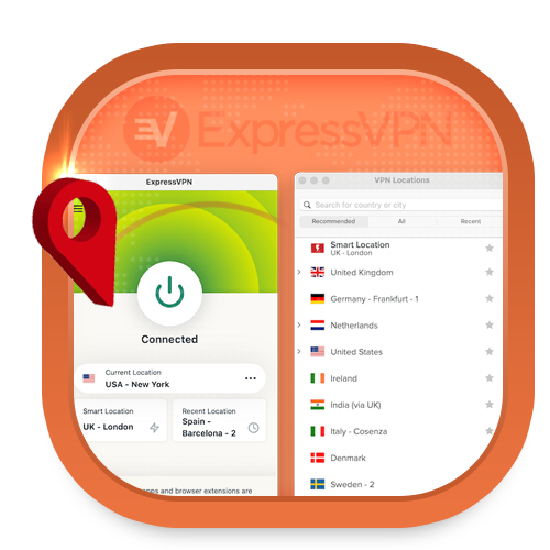 ExpressVPN servidores