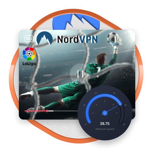 Ver futbol con VPN NordVPN