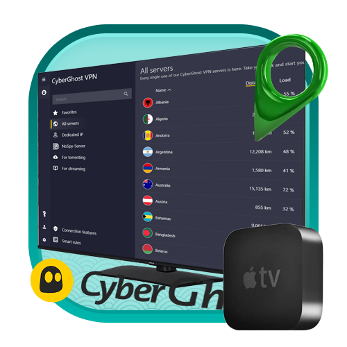 CyberGhost Apple TV