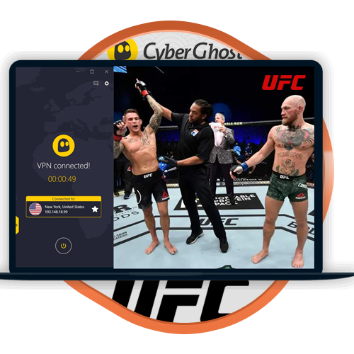 CyberGhost para ver UFC