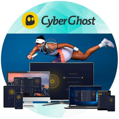 CyberGhost para ver US Open