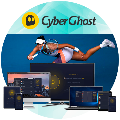 CyberGhost para ver US Open