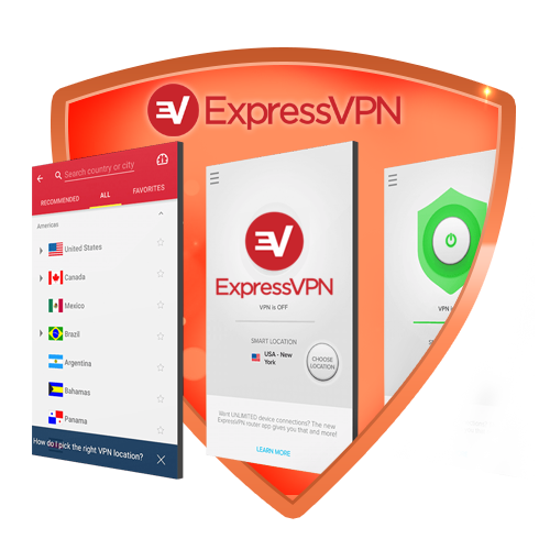 ExpressVPN interfaz