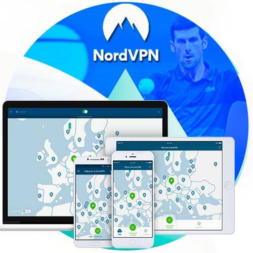 NordVPN para ver US Open