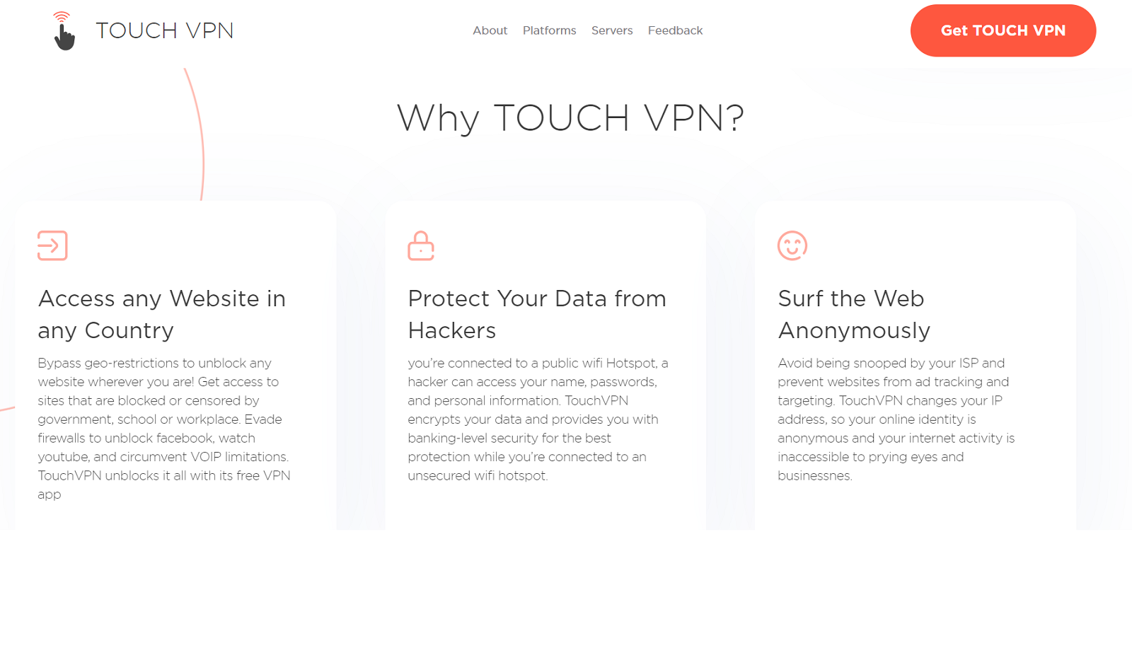 Touch VPN reseña