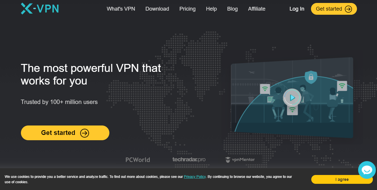 Screenshot X VPN