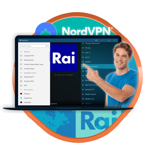 NordVPN para ver Rai