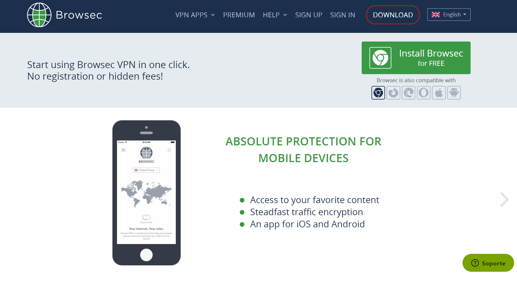 Browsec VPN reseña