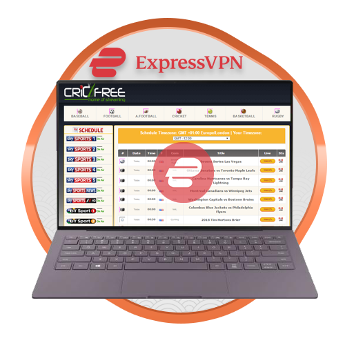 ExpressVPN para Cricfree