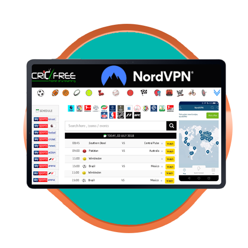 NordVPN para Cricfree