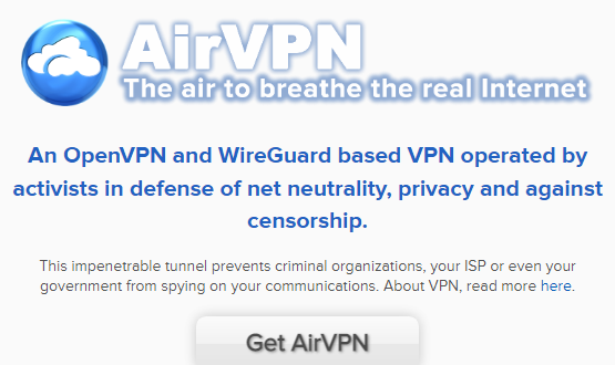 AirVPN reseña