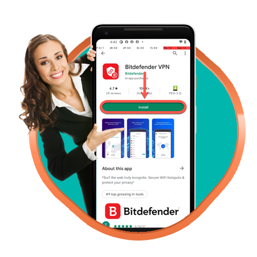 BitDefender VPN app