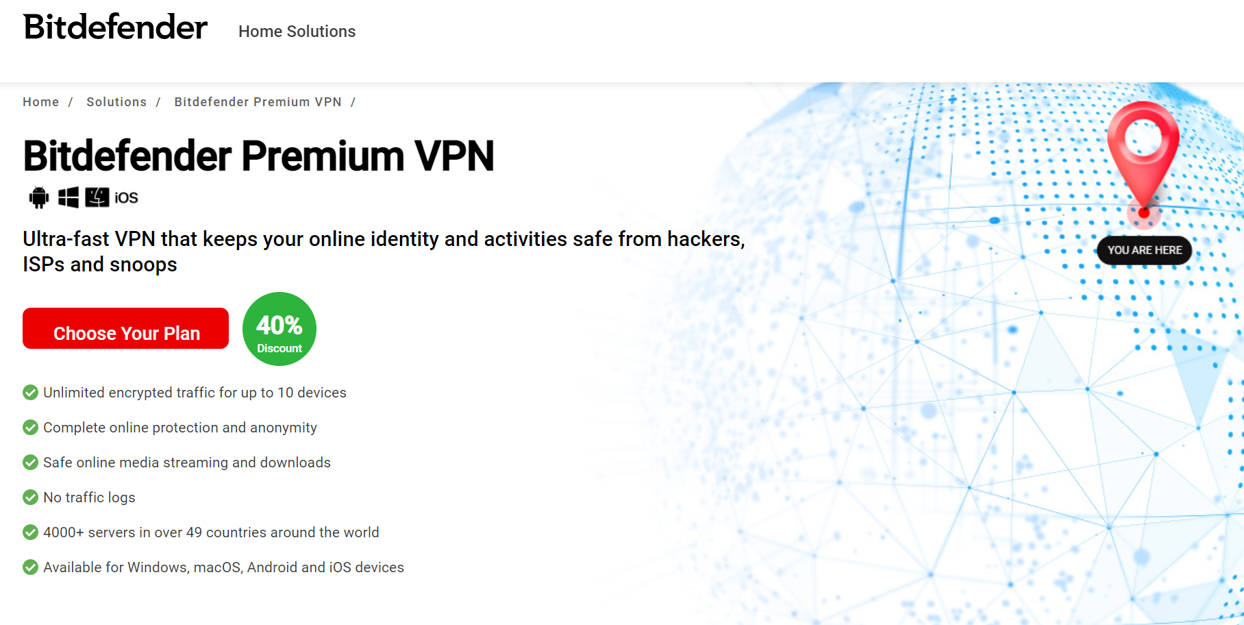 BitDefender VPN reseña