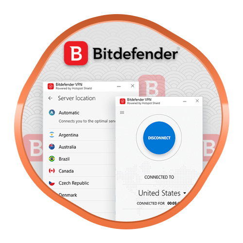 BitDefender VPN servidores