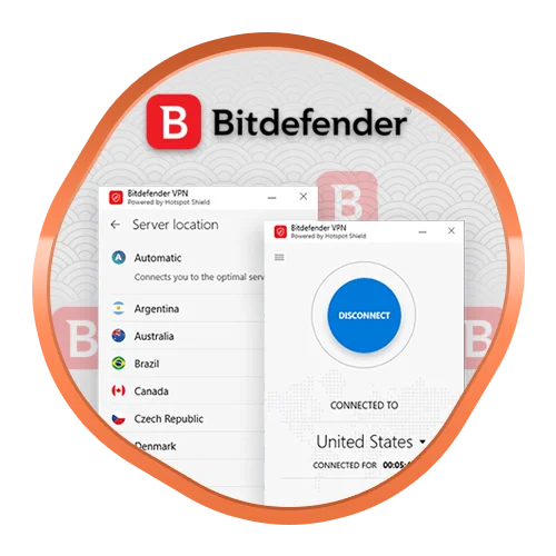 BitDefender VPN servidores
