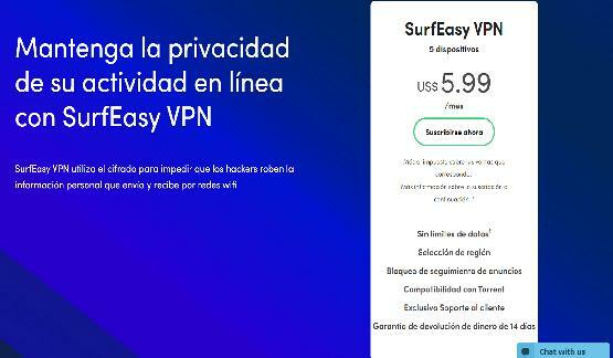 SurfEasy VPN resena