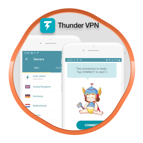 Thunder VPN servidores