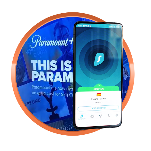 Surfshark para Paramount+